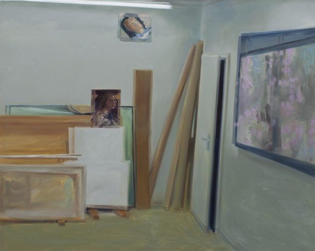 Atelierfenster Feste Burg Bellini aus der Serie Kirschblüten (2006-2011)