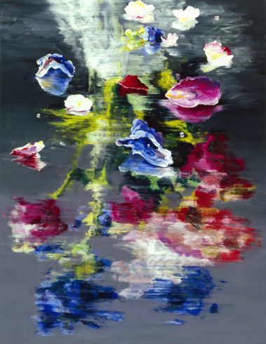 Cornelius Völker, Blüten, 2016, Öl auf Leinwand, 260x200 cm Foto: Christoph Münstermann, Düsseldorf © Cornelius Völker, 2016 VG Bild-Kunst Bonn