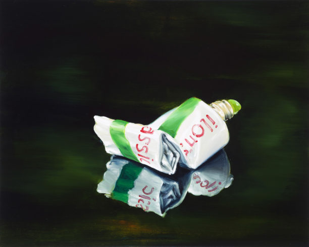 Cornelius Völker, Illon Abszess, 2015, Öl auf Leinwand, 120x160 cm Foto: Christoph Münstermann, Düsseldorf © Cornelius Völker, 2016 VG Bild-Kunst Bonn