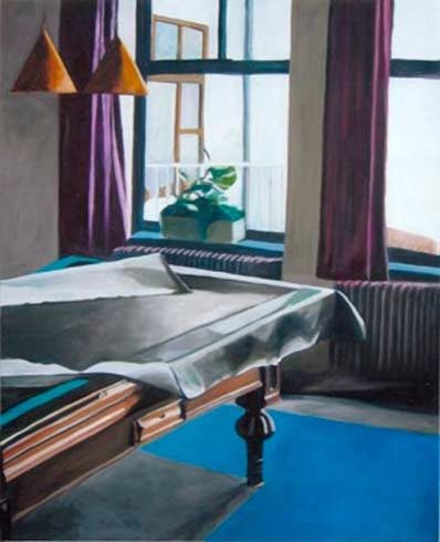 Bild 17 »Billard III«, Öl auf Leinwand, 120 x 150 cm