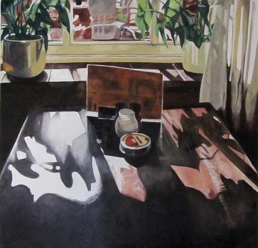 Bild 2 »De Klok«, Öl auf Leinwand, 100 x 100 cm