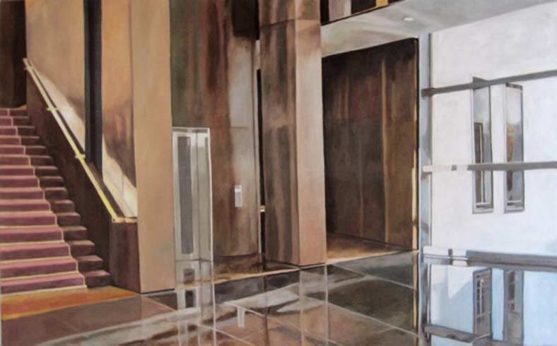 Bild 6 »Ernst & Young«, Öl auf Leinwand, 100 x 180 cm