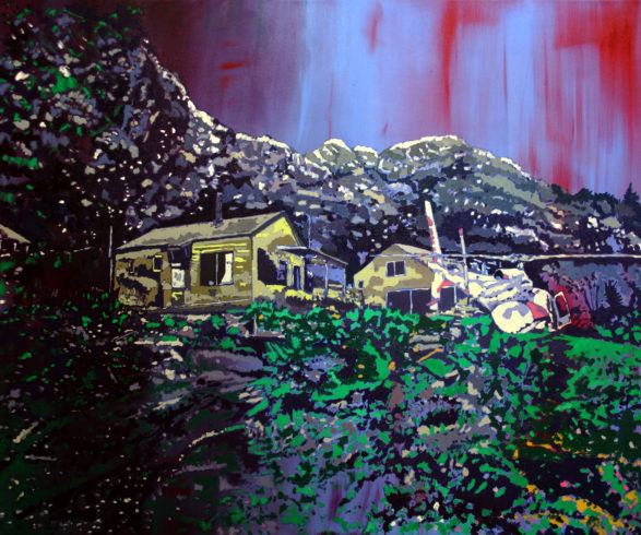 Into the wild, Öl auf Leinwand, 100 x 120 cm, 2017