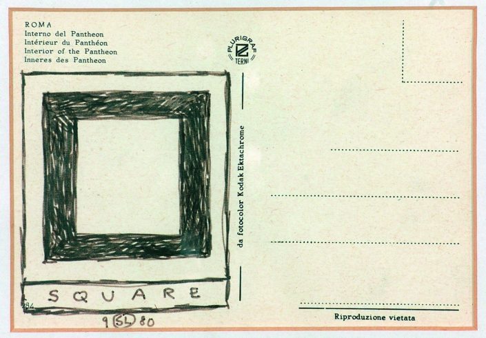 Sol Lewitt, Square, 1980 © VG Bild-Kunst, Bonn 2017