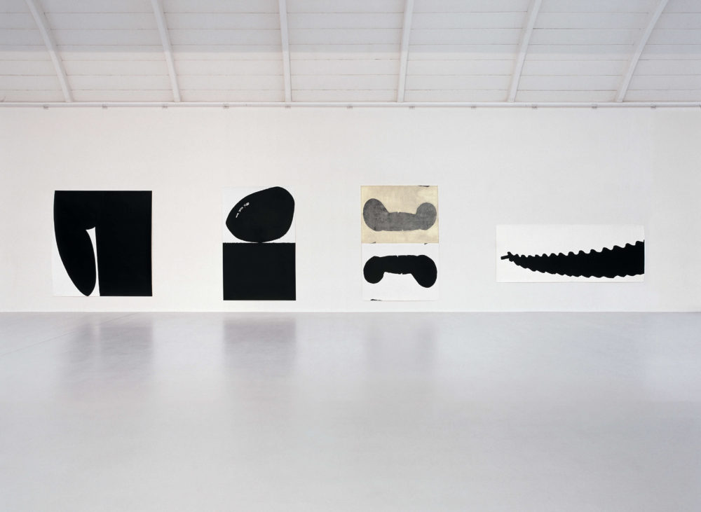 Herbert Maier, Das Grosse Holz, Holzschnitte, Ausstellung im Morat-Institut, 1999, © Herbert Maier, Foto: Bernhard Strauss