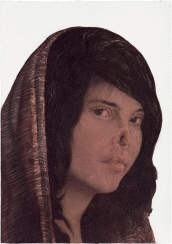 Herbert Maier. Visuelle Bibliothek, Aquarell_6, Raumaufnahmen der Ausstellung 