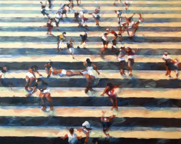 Ultramarin in Emulsion, Wolfgang Blanke