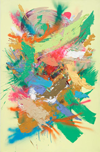 Shanghai Loop, 2019, Oil/Canvas, 200 x 130 cm, Courtesy of the Artist, Foto: Hans-Georg Gaul