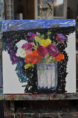 Ölbild Blumenbild