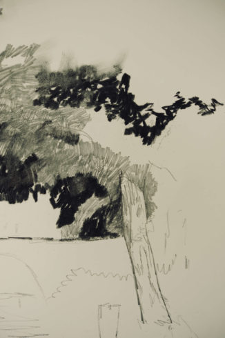 Bleistift Landschaftszeichnungen Ina Riepe 05