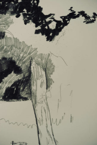 Bleistift Landschaftszeichnungen Ina Riepe 06