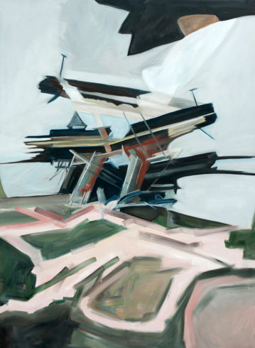 Old Mine, 2012, Öl auf Leinwand, 200 x 140 cm (Serie „Fragmente“) VG Bild-Kunst, Bonn 2020/ Christine Westenberger, Foto: Christine Westenberger