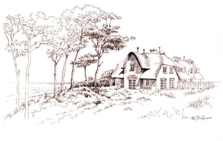 Reetdachhaus, Sylt, o.D., Foto © Hans-Christian Sanladerer