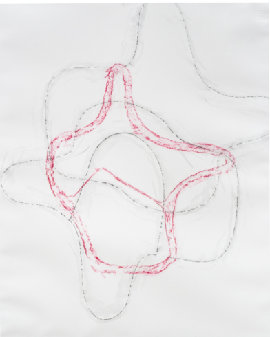 Klischee 18, 2015, Grafit und Farbstift auf Papier, 60 x 50 cm, Foto © Michael Cleff