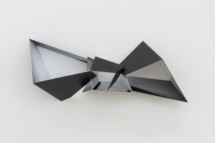 ExplosionC1412, 2012, digital print on film on aluminium, 40 x 97 x 24 cm Foto: Peter Wackernagel
