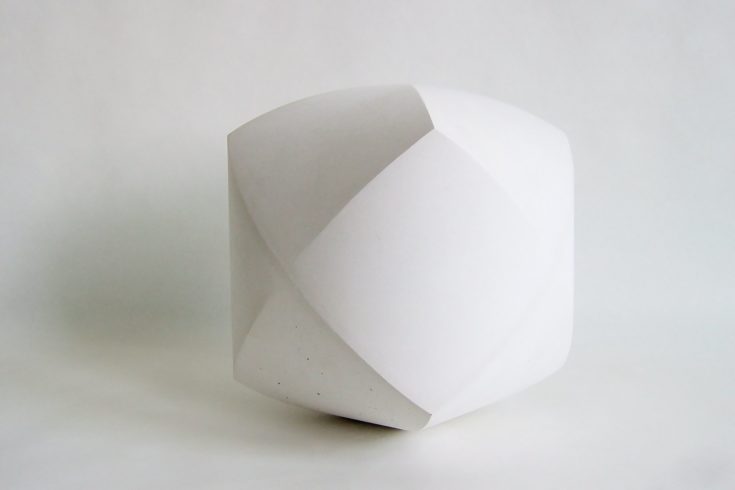 Intersection #1, 2007, plaster, 15 x 15 x 15 cm Foto: Peter Wackernagel