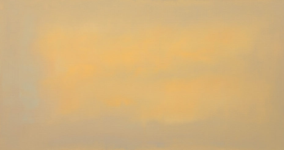 Johannes Gervé, Yellow dawn, 80 x 150 cm, 2020