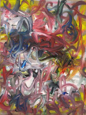 Francis Bacon, 2020, Öl auf Leinwand, 40 x 30 cm, Privatsammlung, © Chunqing Huang, Foto: Tom Wolf