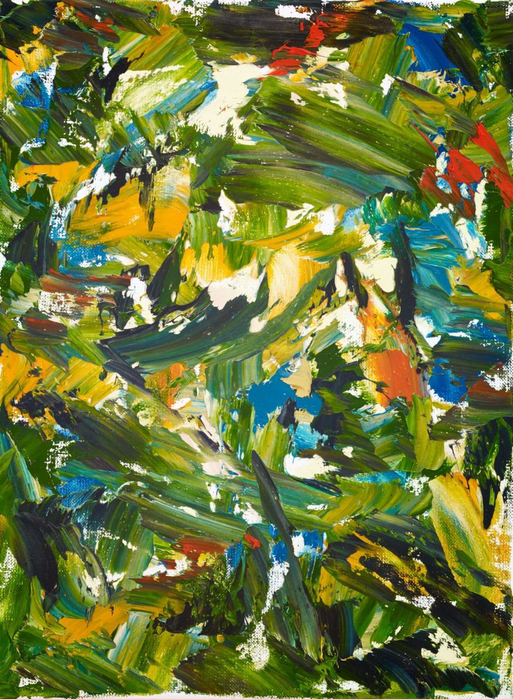 Max Liebermann, 2016, Öl auf Leinwand, 40 x 30 cm, Sammlung der Landeshauptstadt Wiesbaden © Chunqing Huang, Foto: Tom Wolf