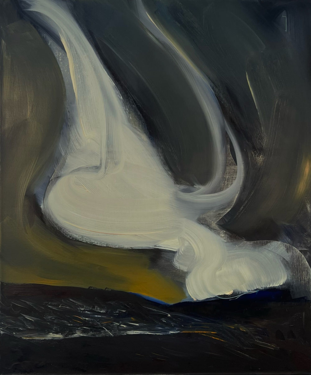 Ohne Titel, 2021, Öl und Enkaustik auf Leinwand, 60 x 50 cm VG Bild-Kunst, Bonn 2022/ Uta Schotten, Foto: Uta Schotten