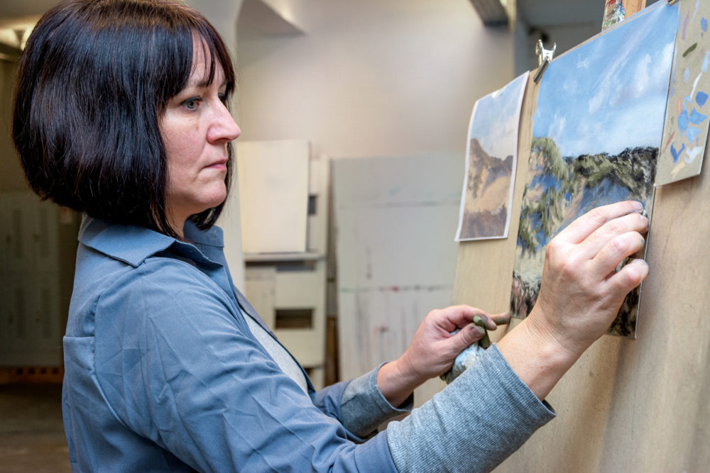 Martina Zingler bei der Arbeit
