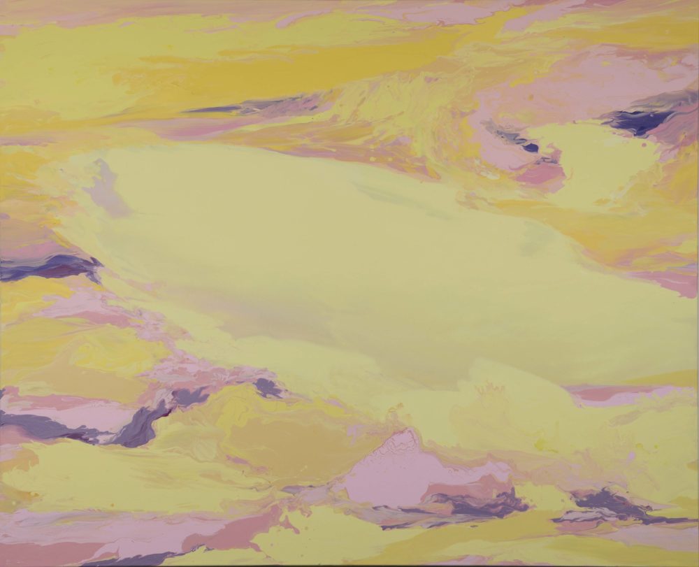 Oscillare II_oT, 2022, Acryl auf Nessel, 170 x 210 cm VG Bild-Kunst, Bonn 2022 / Melanie Richter, Foto: kuk, Düsseldorf