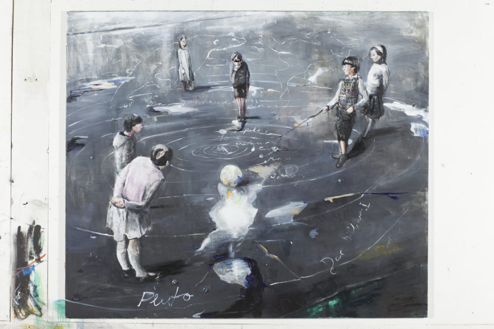Ursa Major, 2013, Öl auf Leinwand, 220 x 260 cm © Simone Lucas, Foto: Wendelin Bottländer