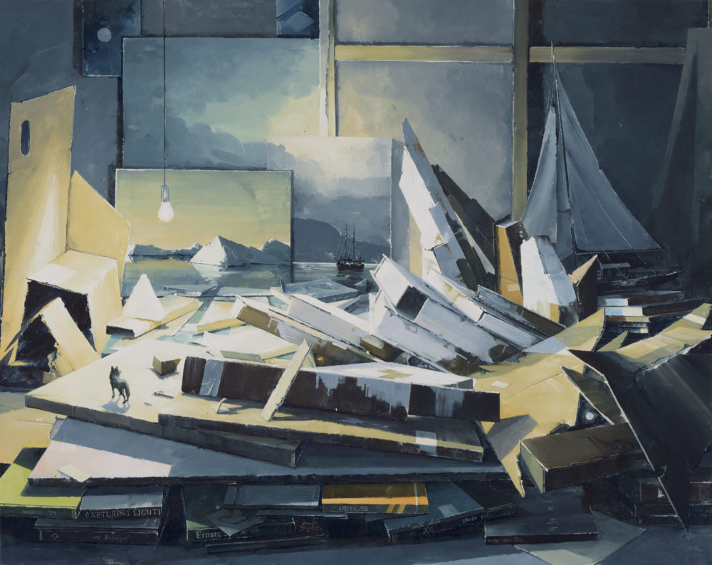 Untitled, 2021, Acryl auf Leinwand, 150 x 200 cm © Sven Kroner, Foto: Wendelin Bottländer