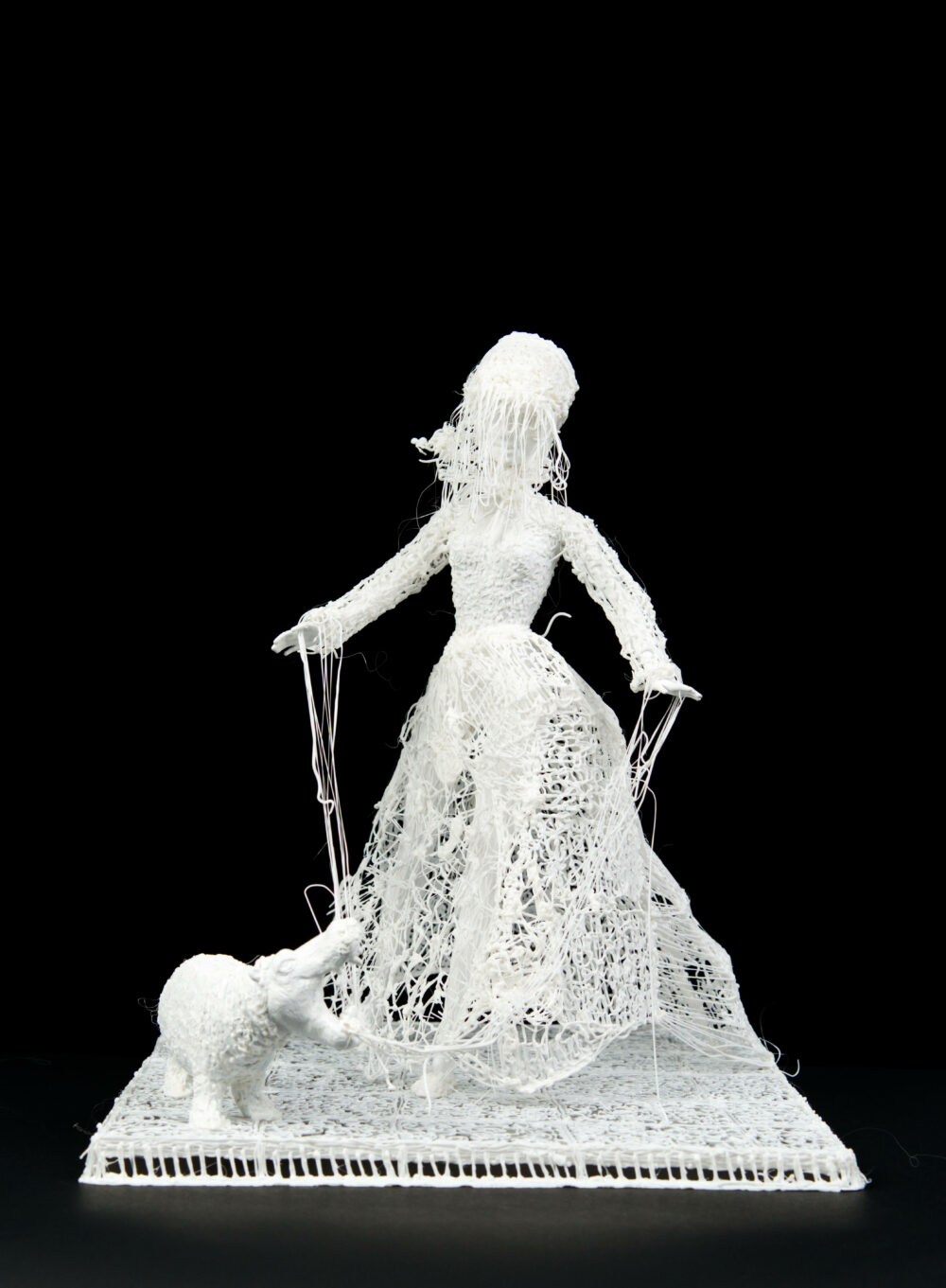 White Dream #55, 2023, Kunststoff, 30,5 x 27 cm © VG Bild-Kunst, Bonn 2024 / Zipora Rafaelov, Foto: Jonathan Piesche, Düsseldorf