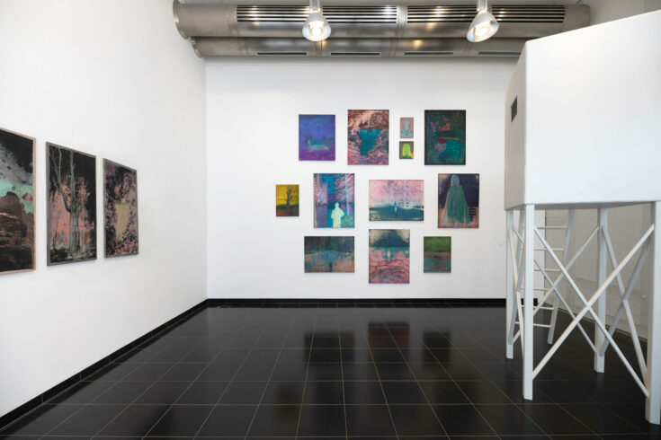 Installation view solo show PENTIMENTALREISE, 2024, KUNSTSAMMLUNG NEUBRANDENBURG, photo Alexander Gehring