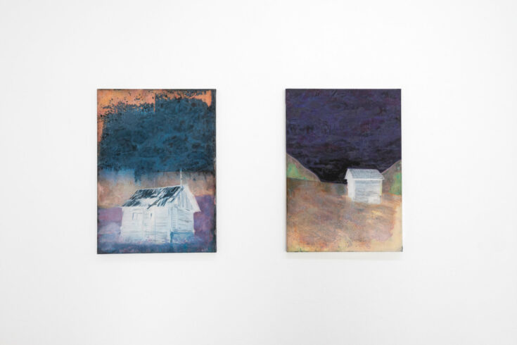 Installation view solo show PENTIMENTALREISE, 2024, KUNSTSAMMLUNG NEUBRANDENBURG, photo Alexander Gehring
