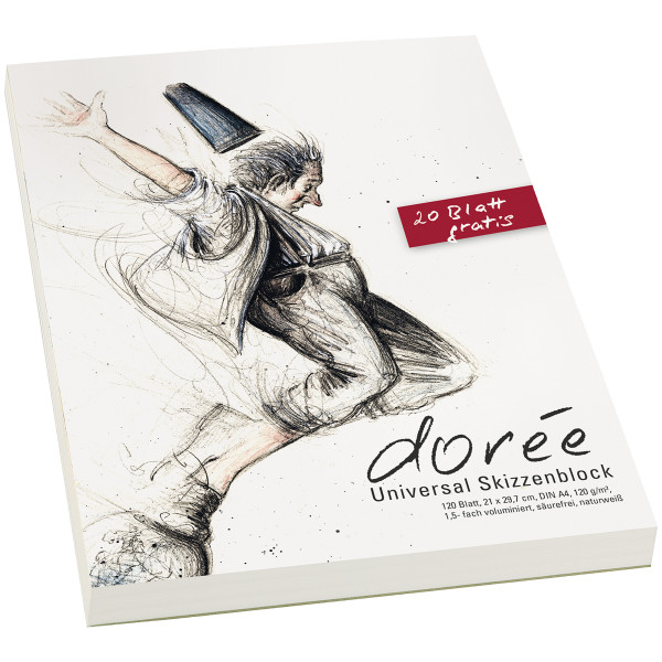 dorée V120 Universal-Skizzenblock