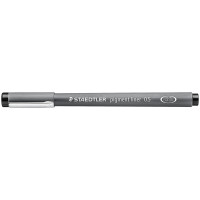 Einzelstift, schwarz | Staedtler Pigment Liner