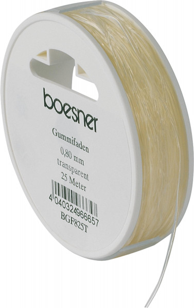 boesner Gummifaden transparent