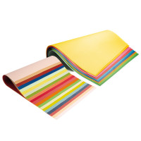 Sortiment, 10-farbig sortiert | boesner Farbiges Transparentpapier 