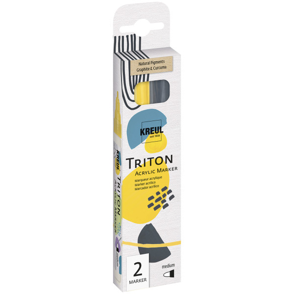 Kreul Triton Acrylic Marker medium, 2er-Set