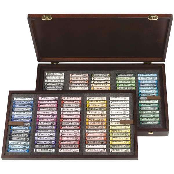 Royal Talens – Rembrandt Künstler-Pastell-Set im Holzkoffer