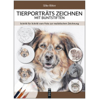 Tierporträts zeichnen mit Buntstiften | Silke Ritter | mitp 2025