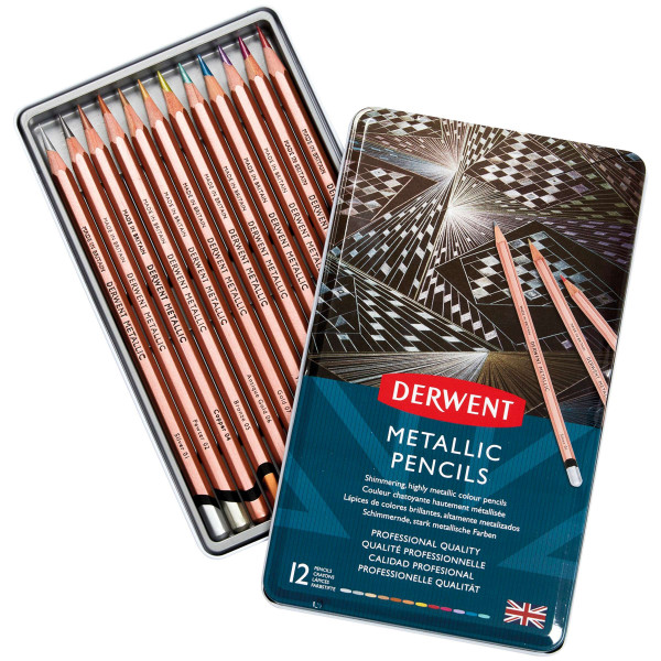 Derwent Metallic Pencil Zeichenstift-Set