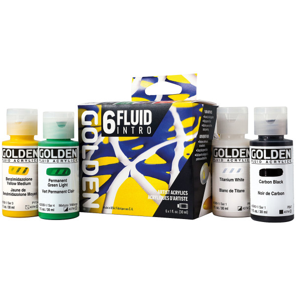 Golden Fluid Acrylfarben Intro-Set