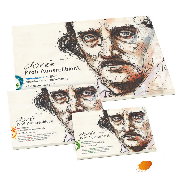 dorée Profi-Aquarellblock