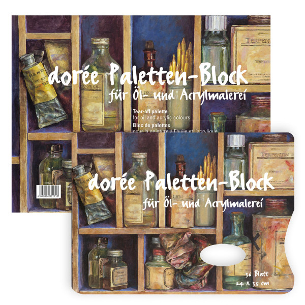 dorée Paletten-Block