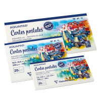 MAILING_2023-11_NOV: Clairefontaine Aquapad Postkartenblock