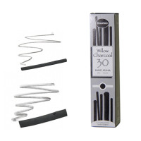 Coates Willow Charcoal Naturkohle-Set | 30 Stück