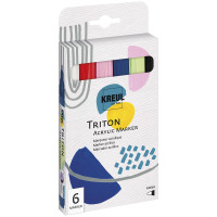 Kreul Triton Acrylicmarker medium | 6er-Set