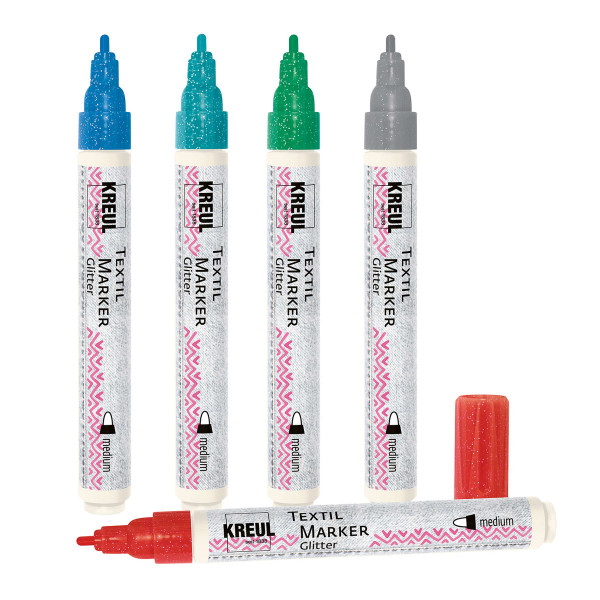 Kreul Textil Marker Glitter