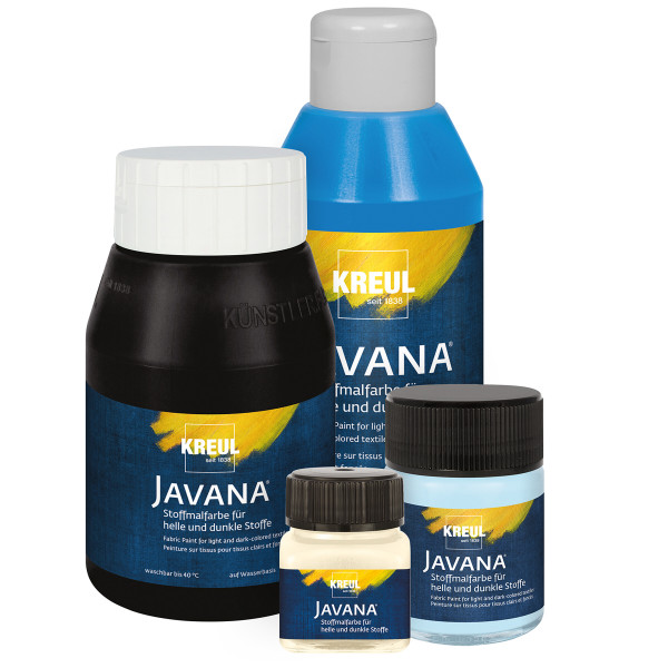 Kreul Javana Stoffmalfarbe für helle und dunkle Stoffe